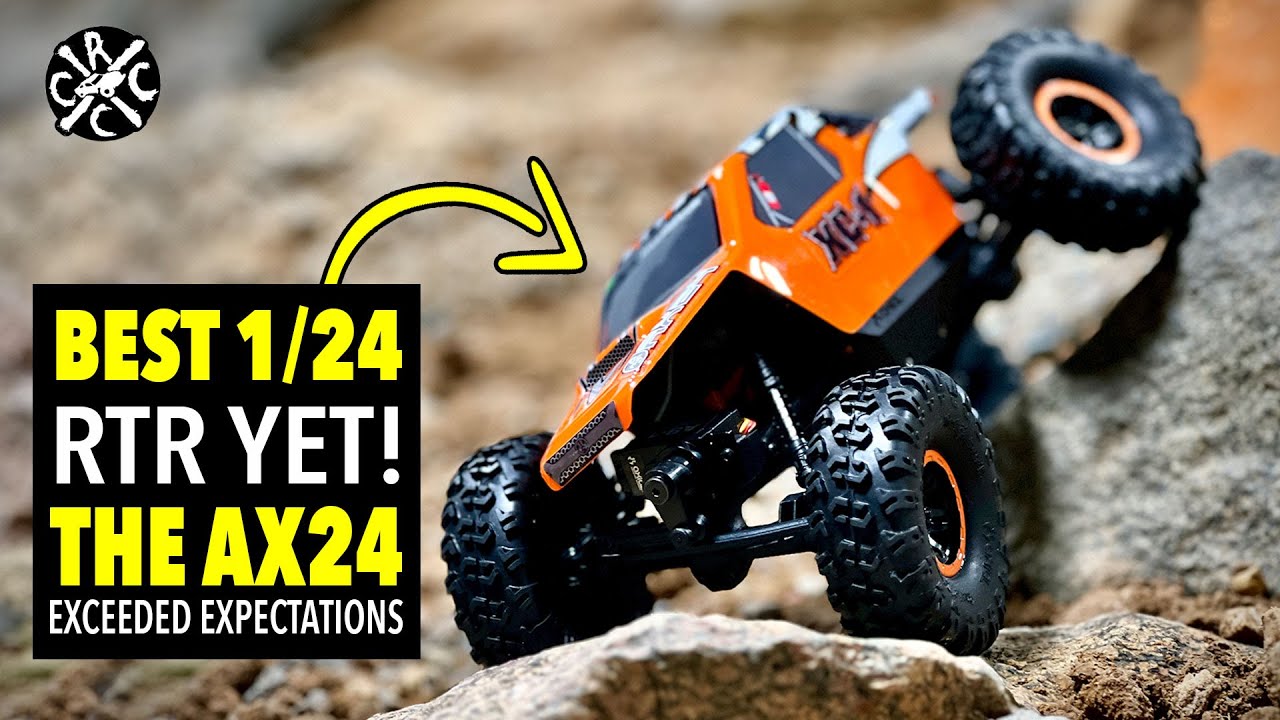 Лучший RTR в масштабе 1/24 на сегодняшний день! Встречайте Axial AX24. Распаковка и первый запуск.