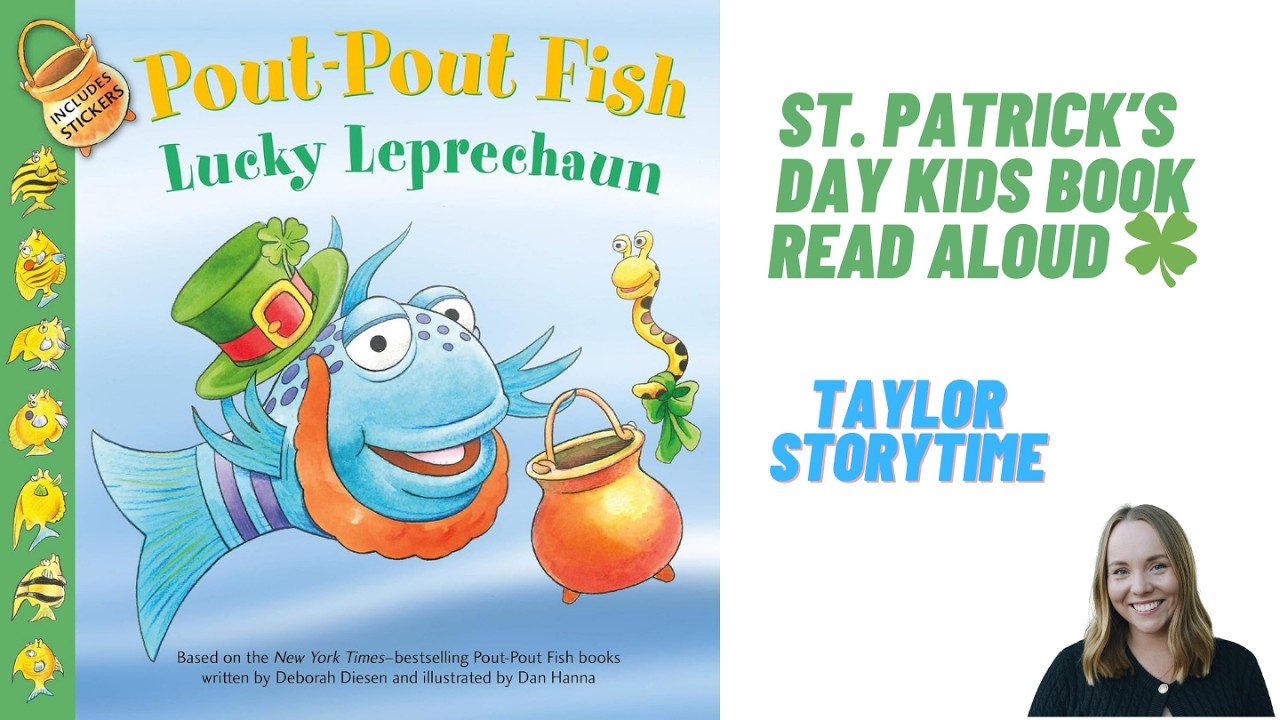 Pout-Pout Fish: Lucky Leprechaun READ ALOUD BOOK 🍀| Holiday Books for Kids 💚