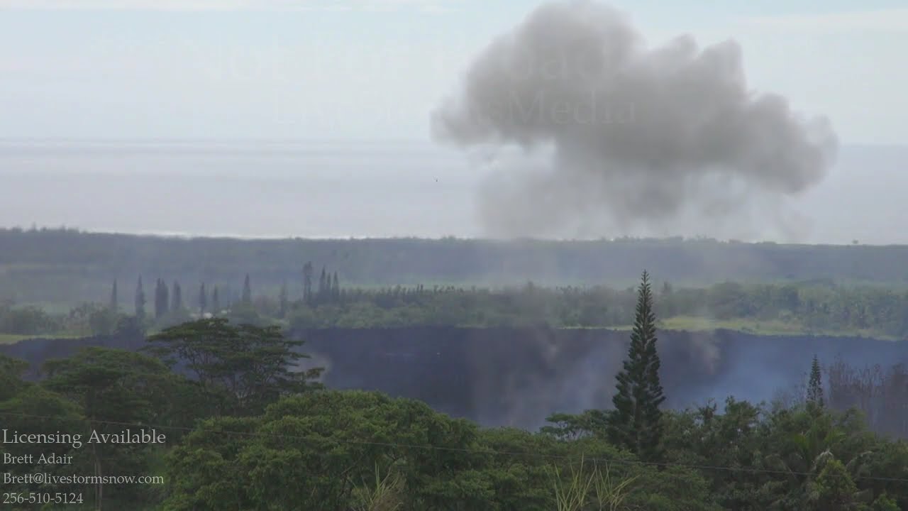 PREVIOUSLY LIVE: Hawaii Fissure Explosions and Eruption of Kilauea fissures (Near Pahoa, HI)