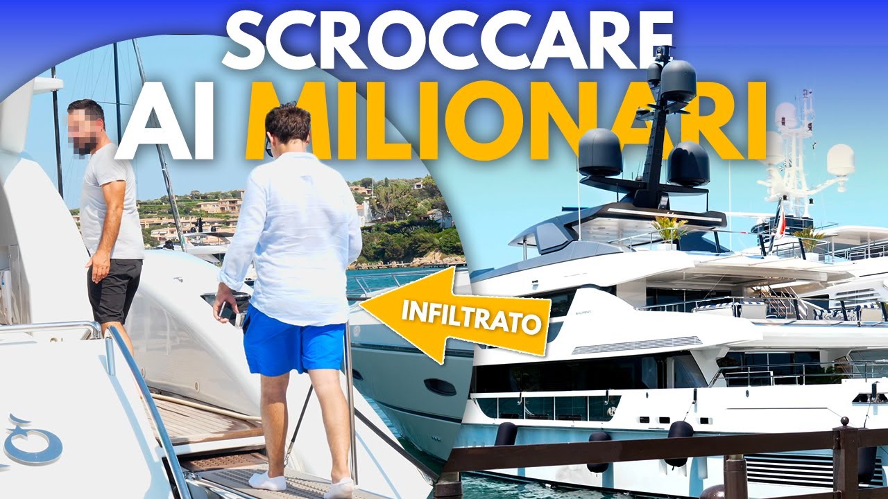 SCROCCARE sugli YACHT dei MILIONARI in SARDEGNA - Il viaggio pt.2