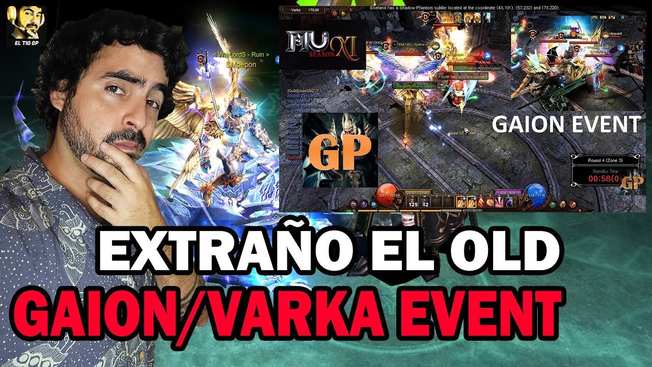 EXTRAÑO EL ANTIGUO GAION😢¿QUE PASO CON EL GAION EVENT?😱l Muonline S18.2