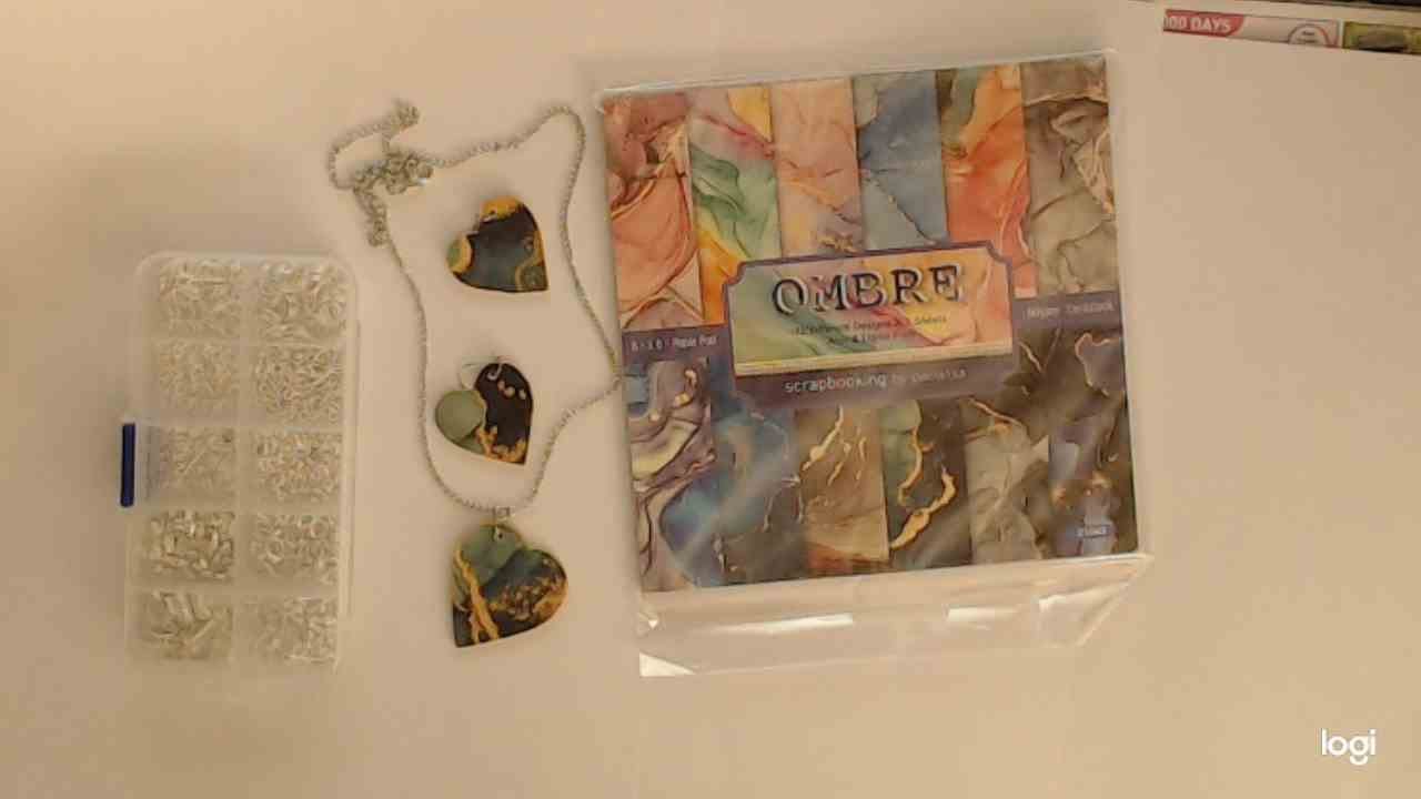Using Temu 6x6 Paper Pad Cardstock making earrings pt 2