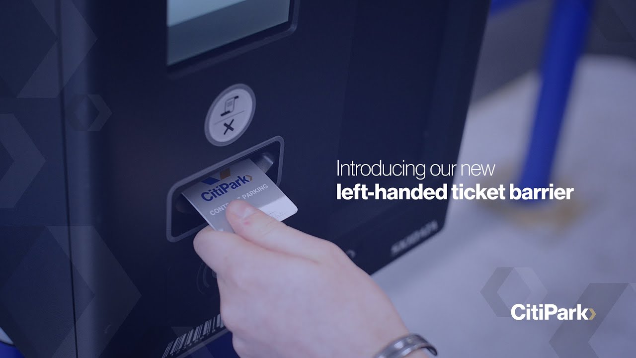 Introducing our Left-Handed Ticket Barrier