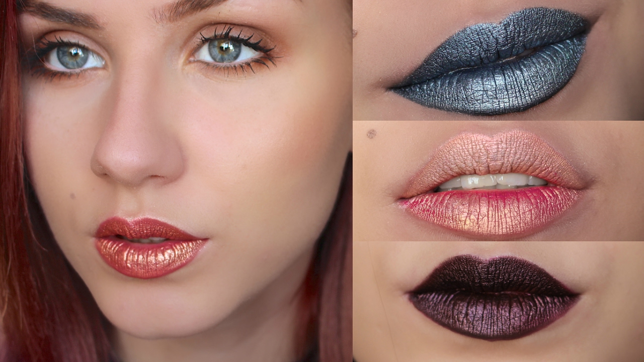 ROSEGOLD LIPS?? DIY Metallic Chrome Lips | Stella