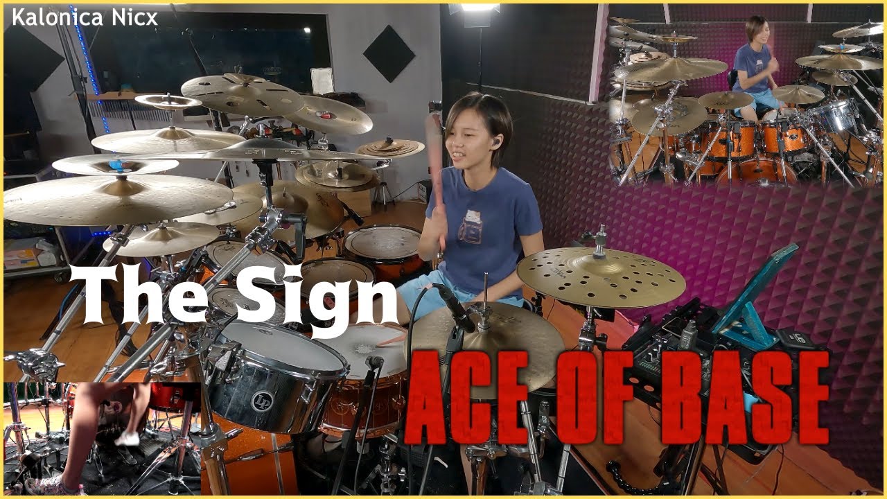 Ace of Base - The Sign | Drum cover by Kalonica Nicx