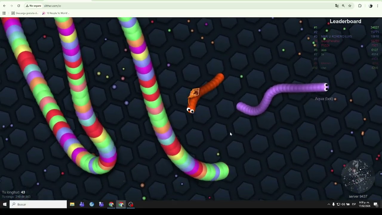 From Tiny Snake to Giant Monster in 30 Minutes 🐍🔥 (Slither.io No Commentary)