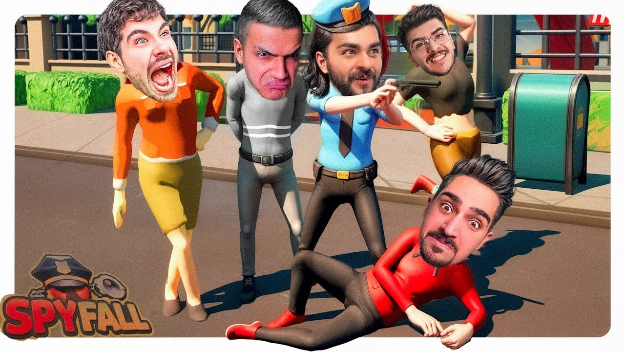 باید بین 100 NPC قایم بشیم 😂 l SpyFall