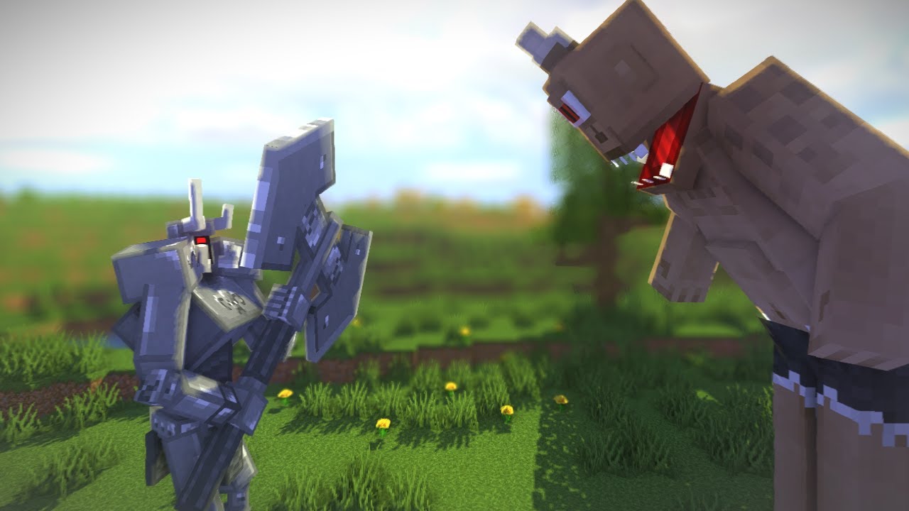 Ferrous Wroughtnaught (Mowzie's Mobs) vs Cyclops (Ice And Fire) - Minecraft Mob Battle