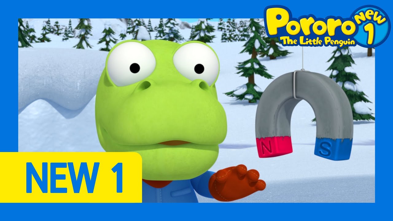 Pororo Episod Baru | Ep28 Bermain dengan Magnet | Pororo NEW1 | Pororo Bahasa Indonesia | Kartun