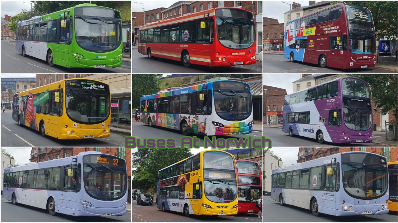 Buses At Norwich