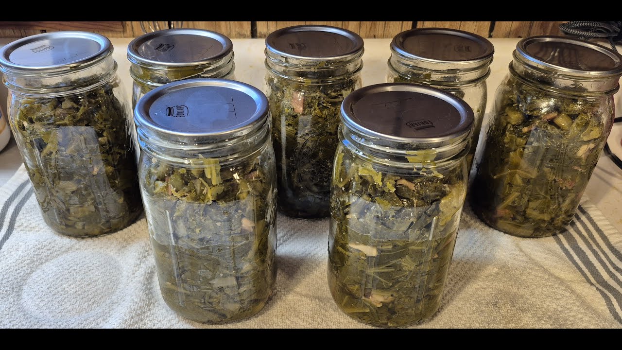 Canning Collard Greens
