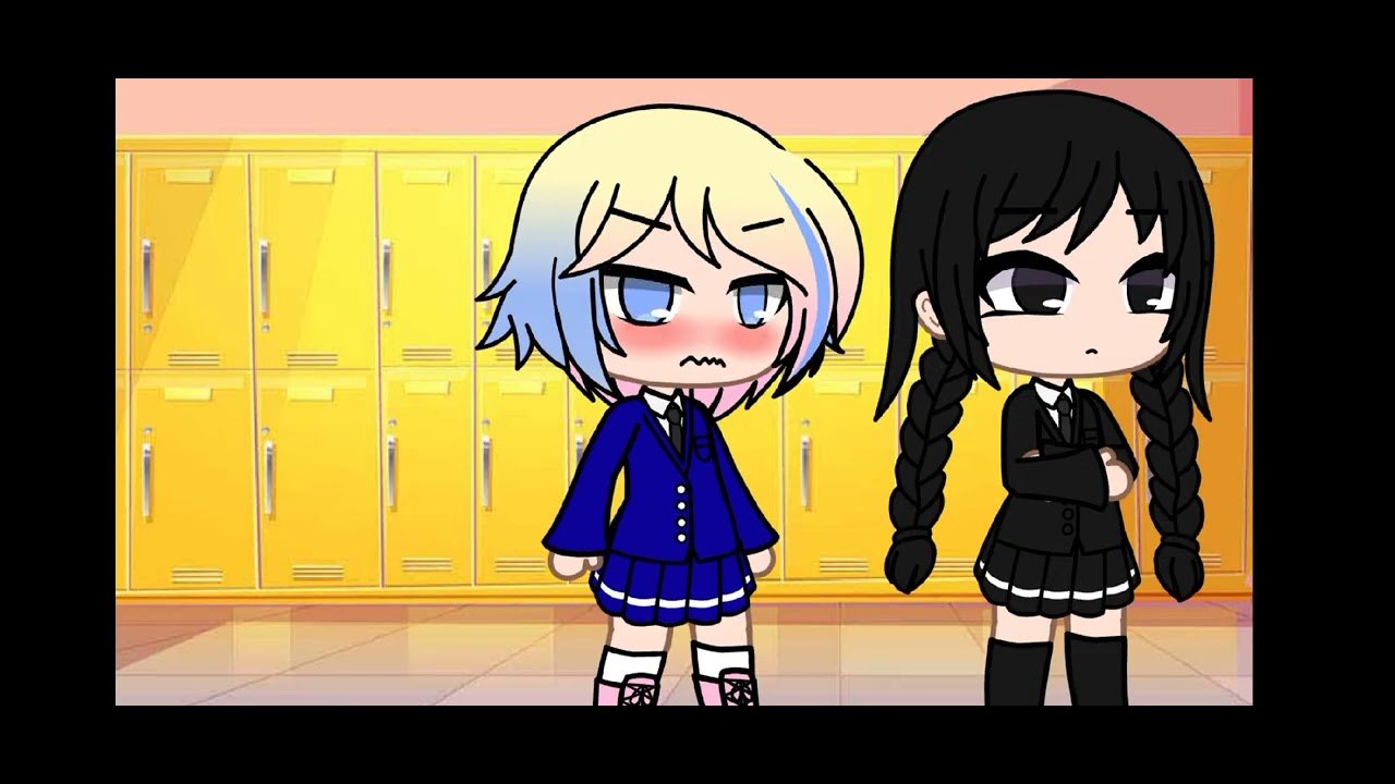 I kissed a girl meme (Wenclair) (Wednesday) (Gacha club)
