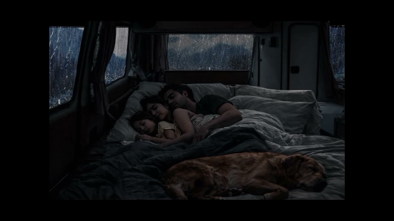 Sleeping with family in the car. ⛈️ASMR ‐ indorain | rain sounds for sleeping, rain lullabies.