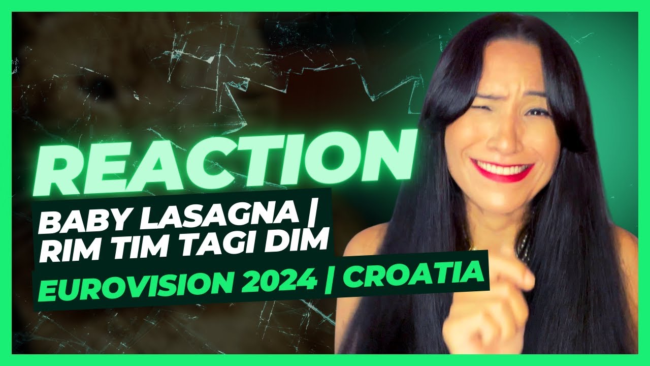 Reaction Baby Lasagna | Rim Tim Tagi Dim | Croatia | Official Music Video | Eurovision 2024