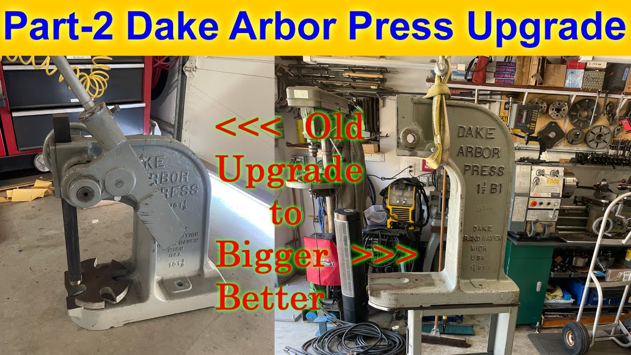 Dake Arbor Press Part 2 - plus Stand Improvements Modifications
