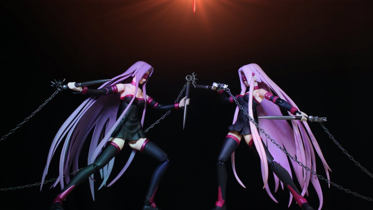 Battle of Fates | figma Rider 1.0 F vs figma Rider 2.0 (stop-motion fight)