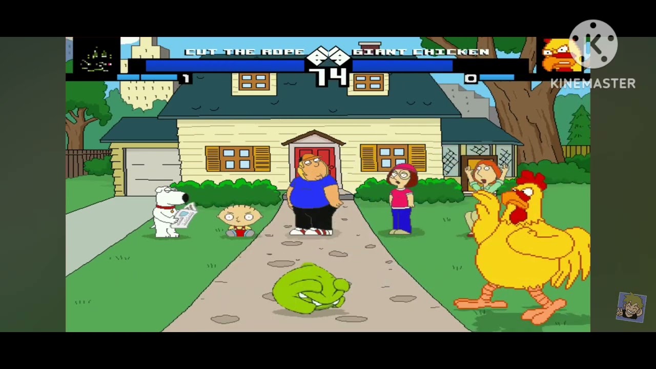 mugen battle om nom vs giant chicken 