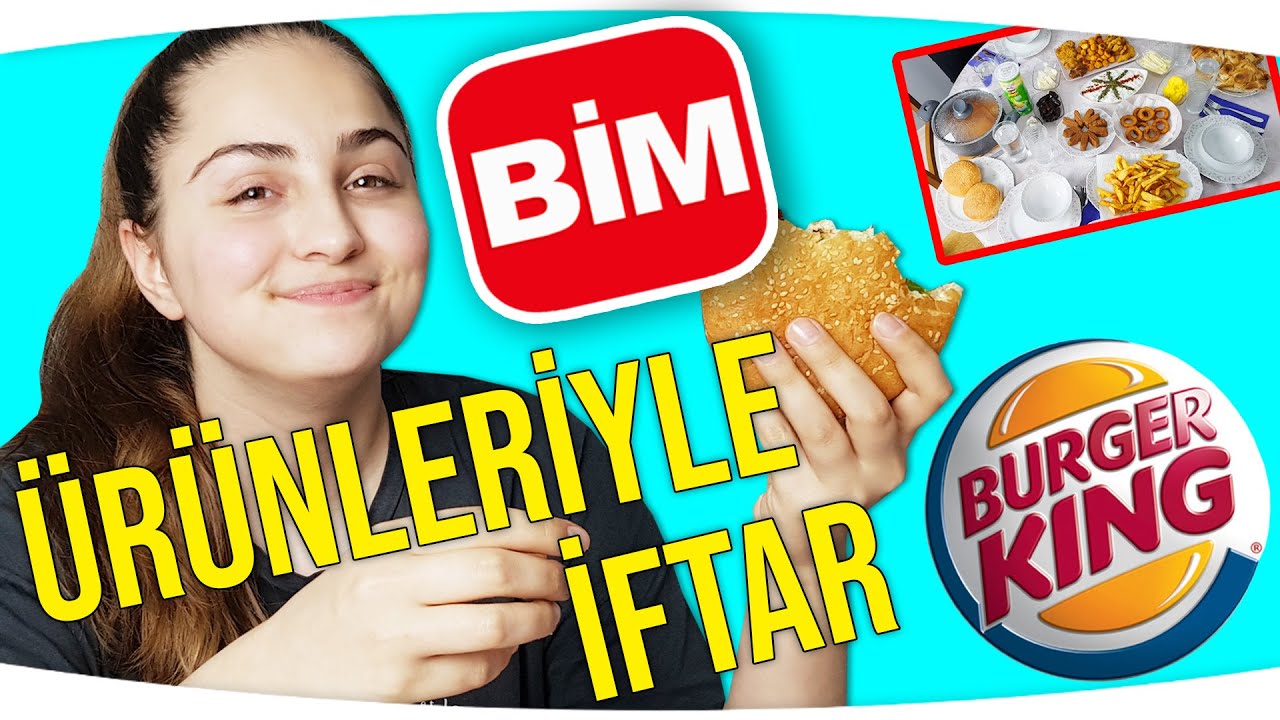 Ramazan, Oruç, İftar | BİM ÜRÜNLERİYLE İFTAR MENÜSÜ HAZIRLADIK!!  🍔😋