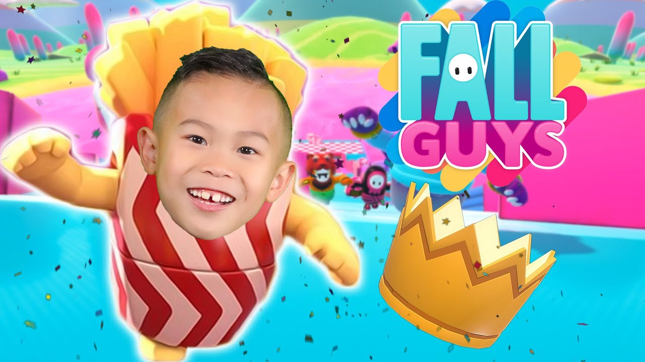 Fall Guys X LankyBox (Kaven tries to Win First Place)