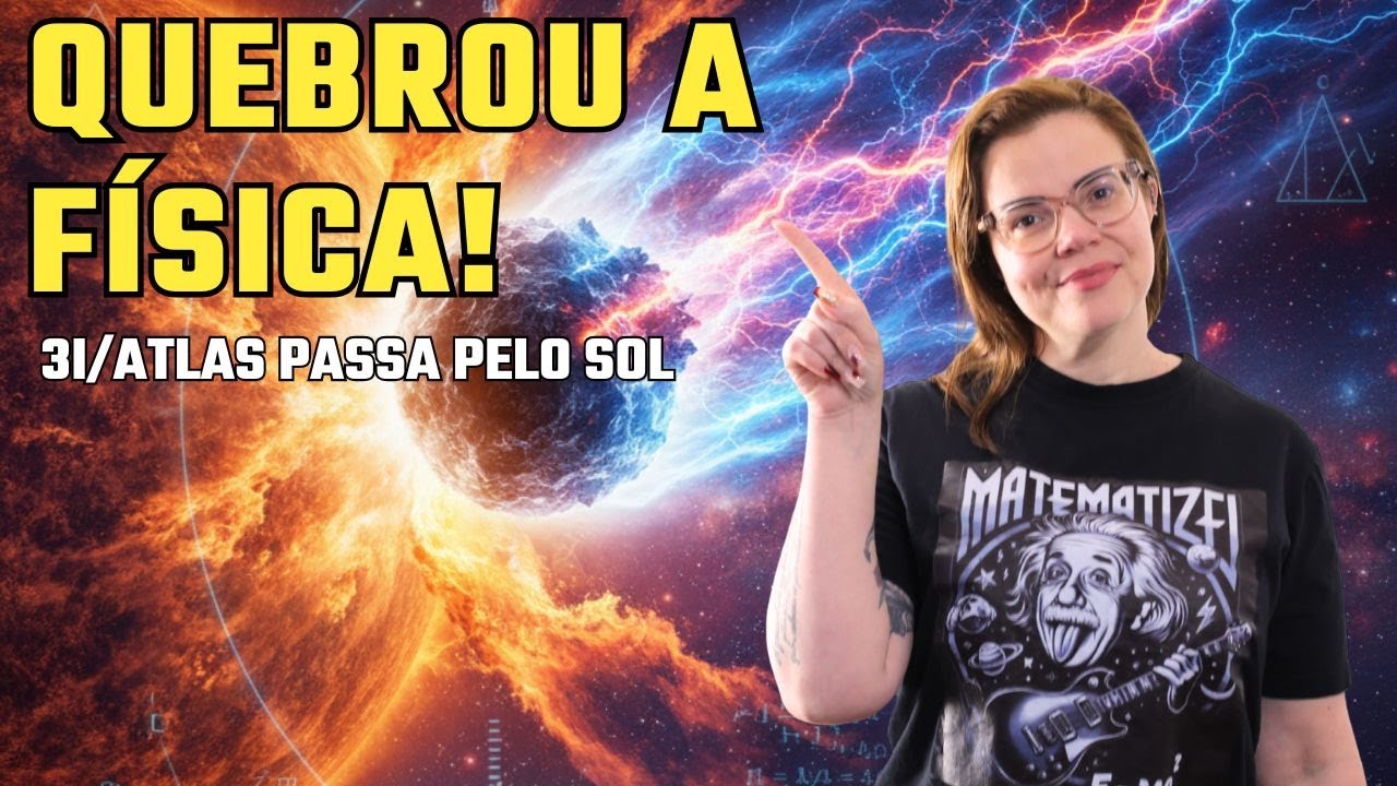 O Objeto Interestelar QUEBROU A FÍSICA e está acelerando ao passar pelo Sol! (3I Atlas)