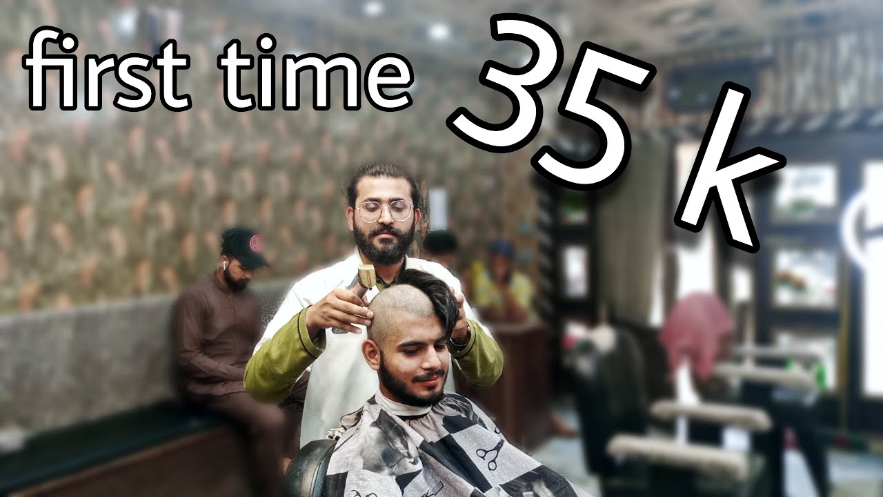 Angrily Customer shave to all hair( funny video ) all hair shave {35.5k}