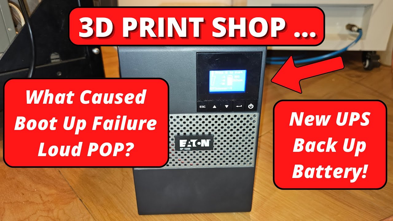 Stratasys Fortus 400mc Why the POP - New UPS Backup Battery part 1