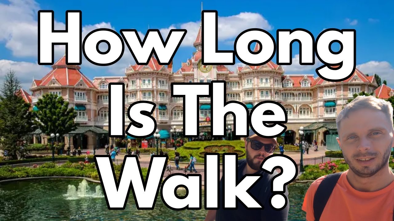 Disneyland Paris Walk To The Parks | How Long Does It Take | Hotels To The Parks | Walk POV