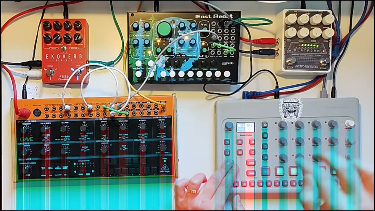 Trying out the Flamma Ekoverb FS22 with the East Beast (and some other stuff)
