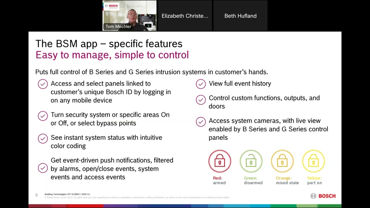 Bosch Security - Bosch Security Manager Tech Talk