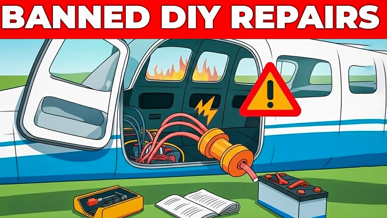 10 Banned DIY Plane Repairs That Will VOID Your Aircraft Insurance