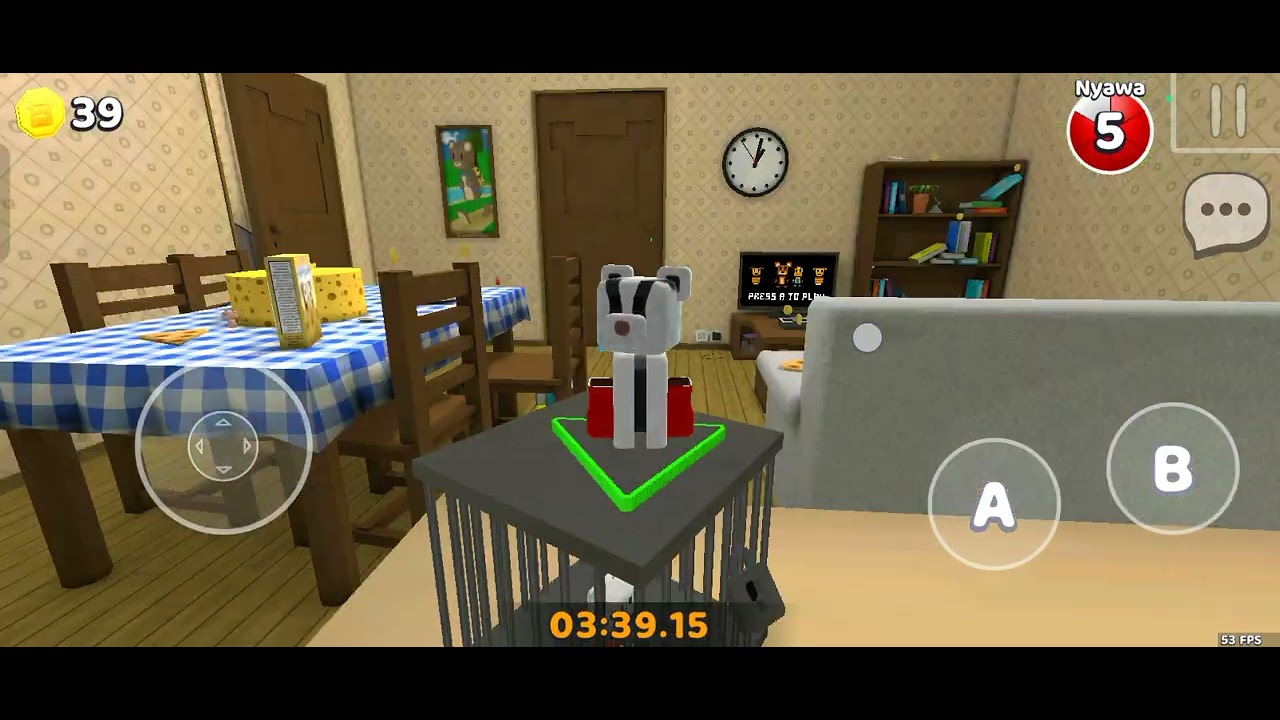 Aku bermain super bear adventure dan berhasil menyelamatkan 8 beruang di rumah raksasa