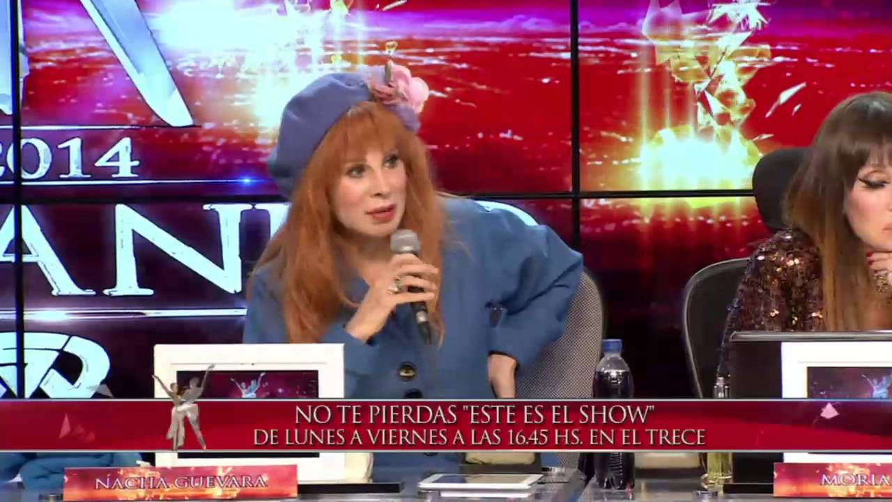 Showmatch 2014 - Matías Alé y Sabrina Ravelli tuvieron un cruce con Nacha Guevara