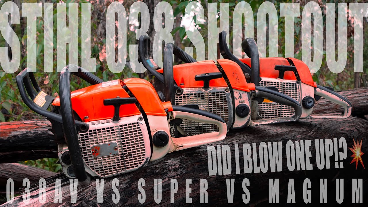 Разборки STIHL 038 | Я что, взорвал одного?! 💥