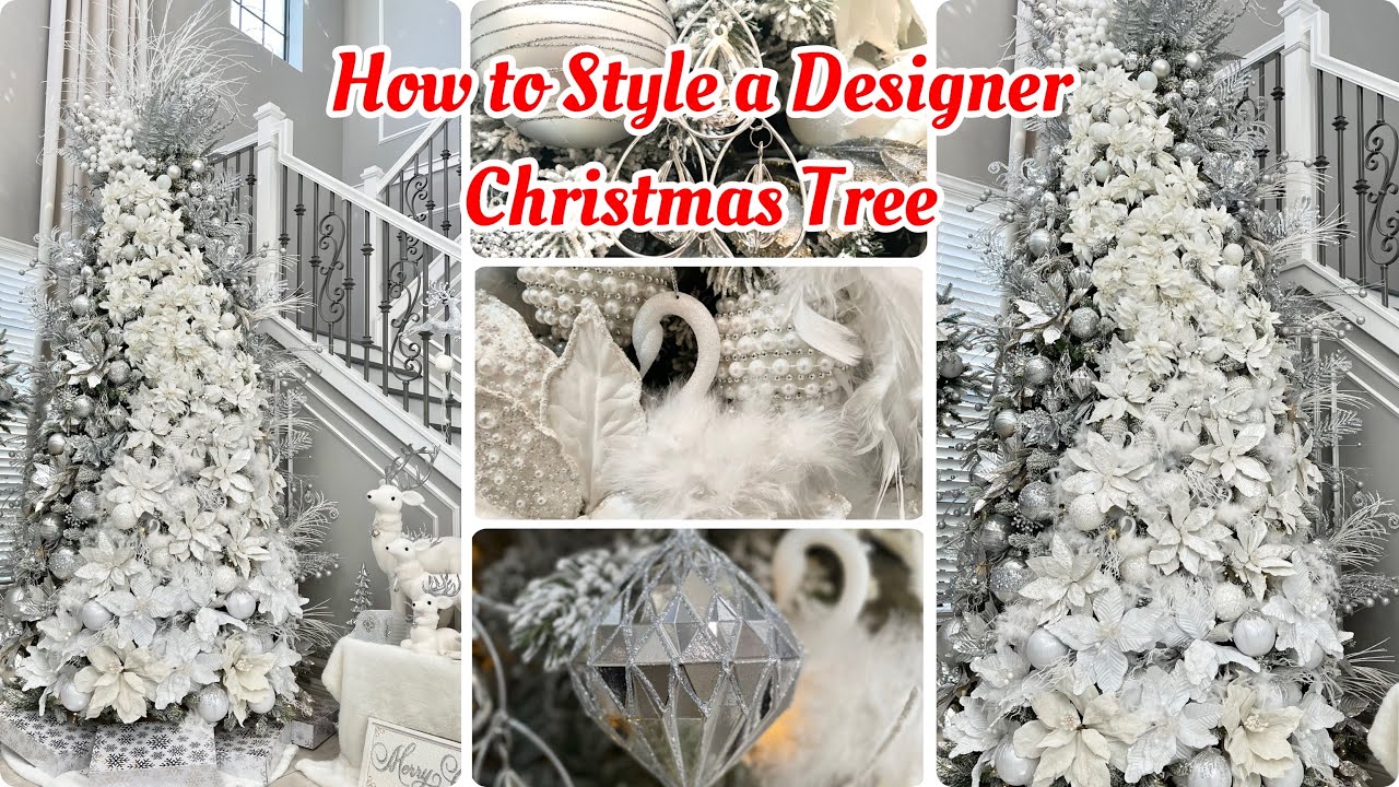 HOW TO DECORATE A WHITE CHRISTMAS TREE LIKE A PROFESSIONAL