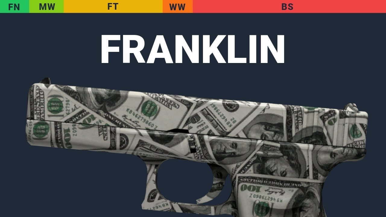 Glock-18 Franklin - Skin Float And Wear Preview