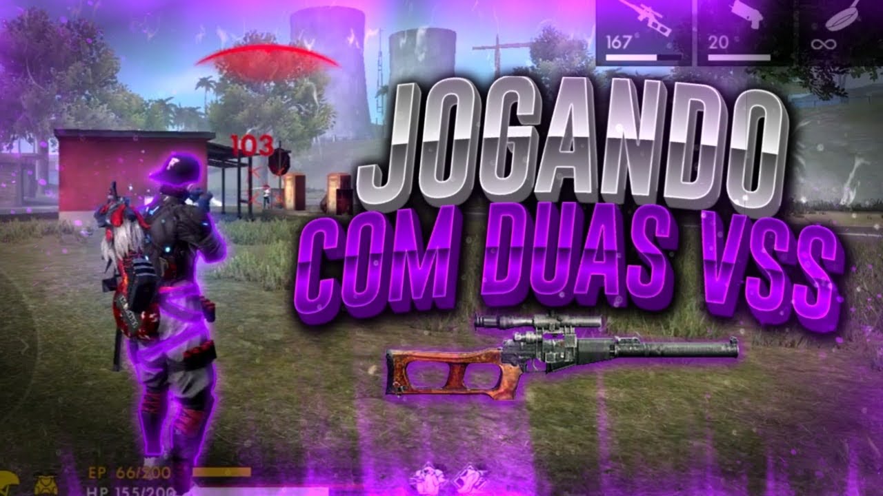 ME DESAFIARAM A JOGAR UTILIZANDO APENAS VSS E VEJAM O QUE EU FIZ - FREE FIRE