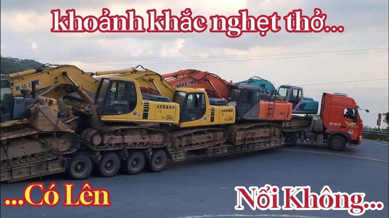 KHOẢNH KHẮC NGHẸT THỞ | CẬN CẢNH PHA LEO ĐÈO KỊCH TÍNH CỦA XE ĐẦU KÉO