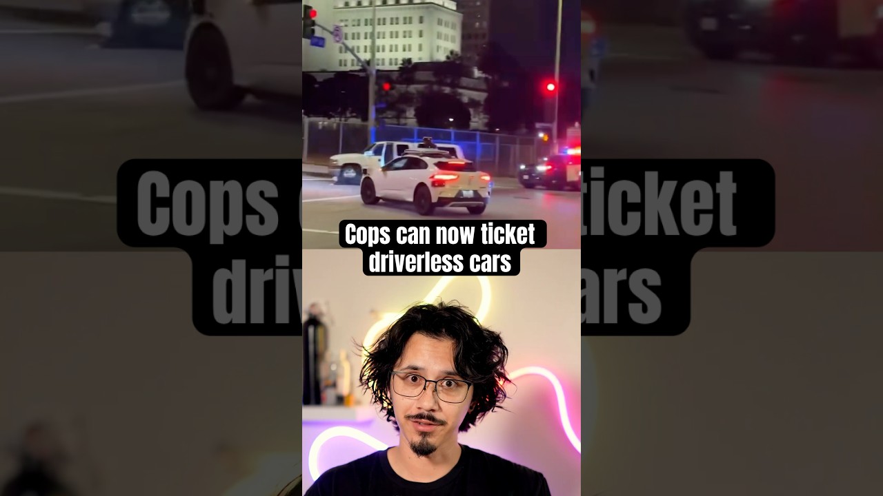 Cops can now give tickets to driverless cars!