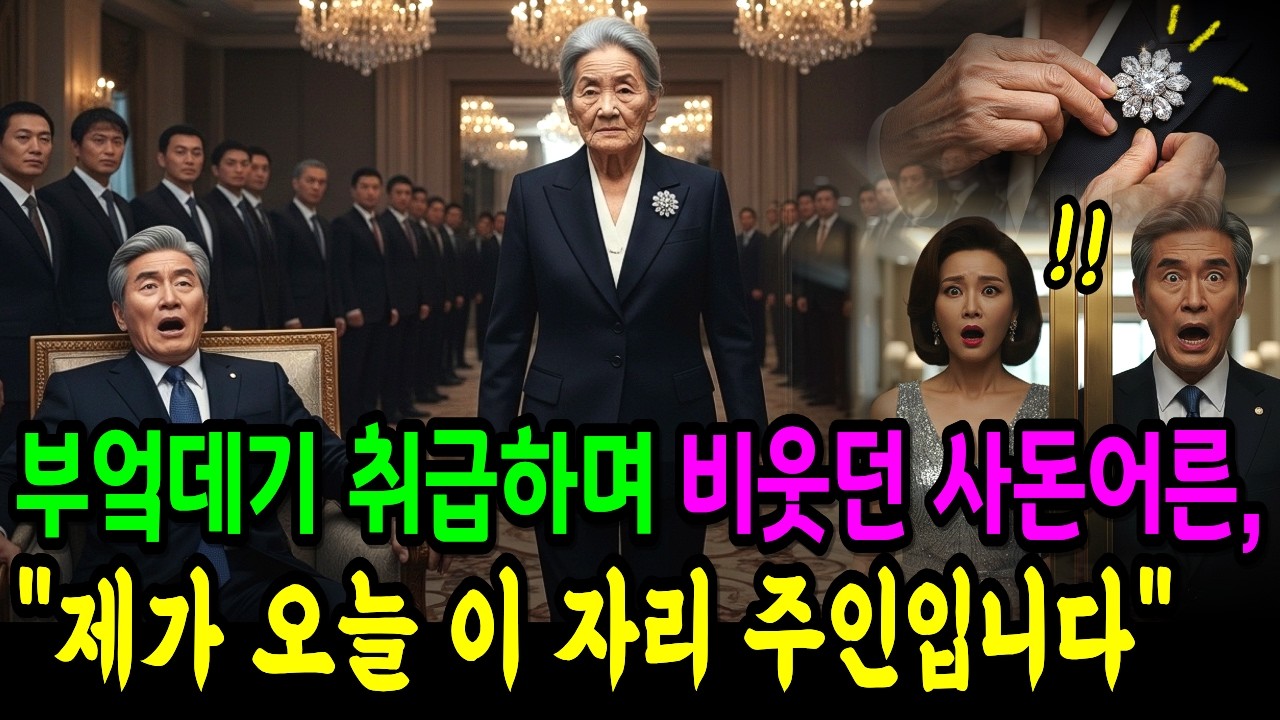 파출부 취급하며 수고비 던지던 사돈어른, 대주주 명예회장 앞에 무릎 꿇었습니다. | 오디오북 | 사연드라마 |