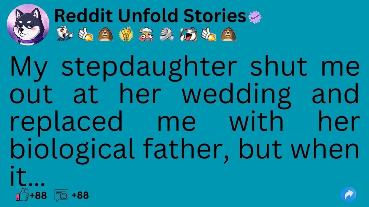 (full story)My stepdaughter shut me out at her wedding and replaced me with her ...