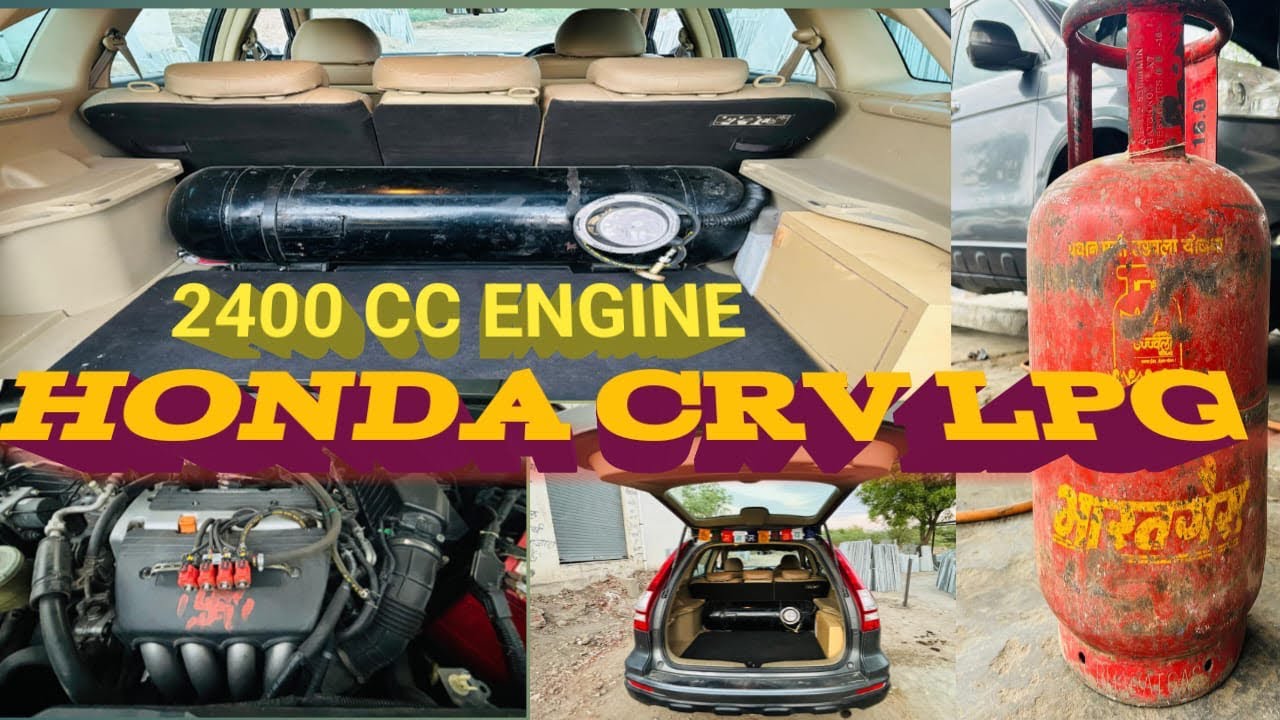 LPG GAS Mileage-630 KM🚘HONDA CRV 2400 CC Engine,AWD THIRD GENERATION, AND CNG GAS KIT INSTALL