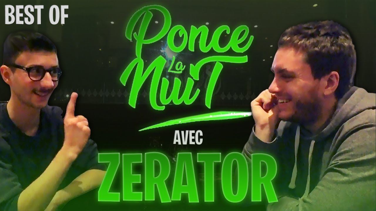 PONCE LA NUIT avec ZERATOR (BEST OF) sur LESTREAM &agrave; MONTPELLIER !