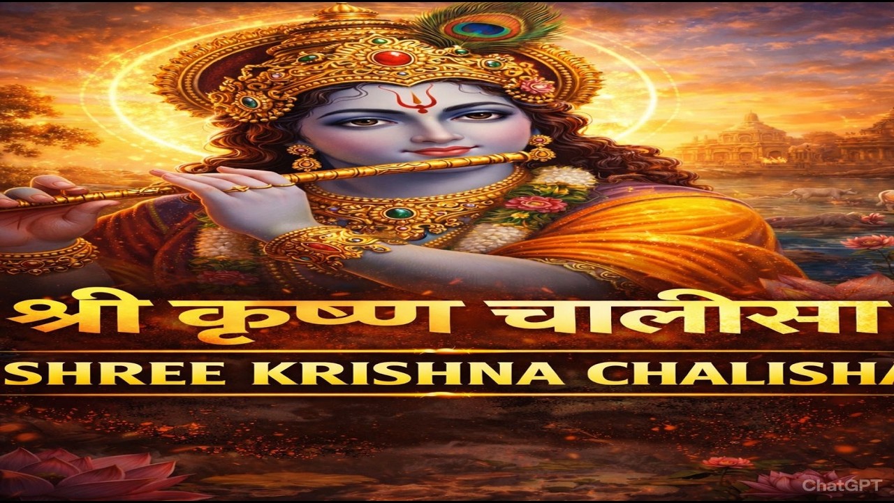 Krishna Chalisa Full Song | Powerful Krishna Bhajan  #KrishnaChalisa #LordKrishna #KrishnaChalisa
