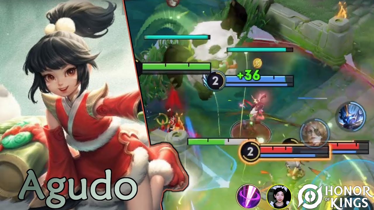 Honor of Kings(Agudo) A lovely hero｜Um herói adorável. A jogabilidade básica de Agudo