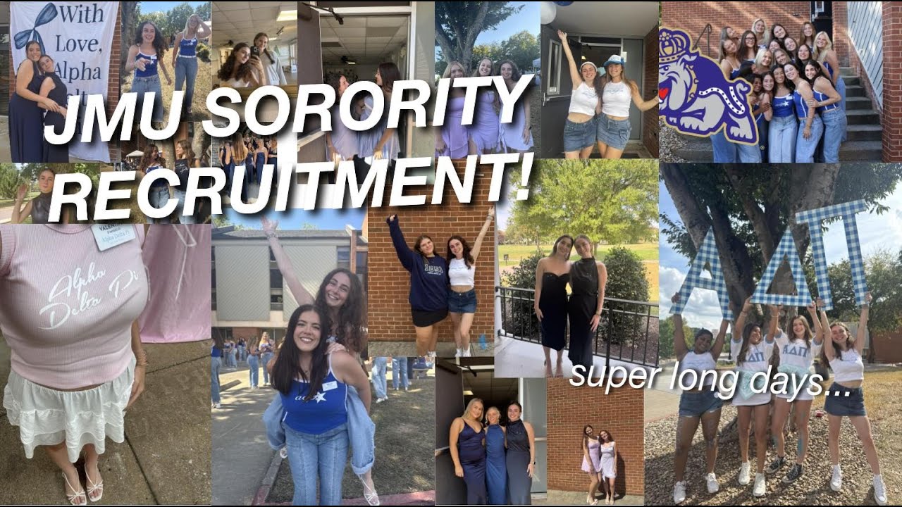 JMU SORORITY RUSH AS A SISTER! | valentina maria