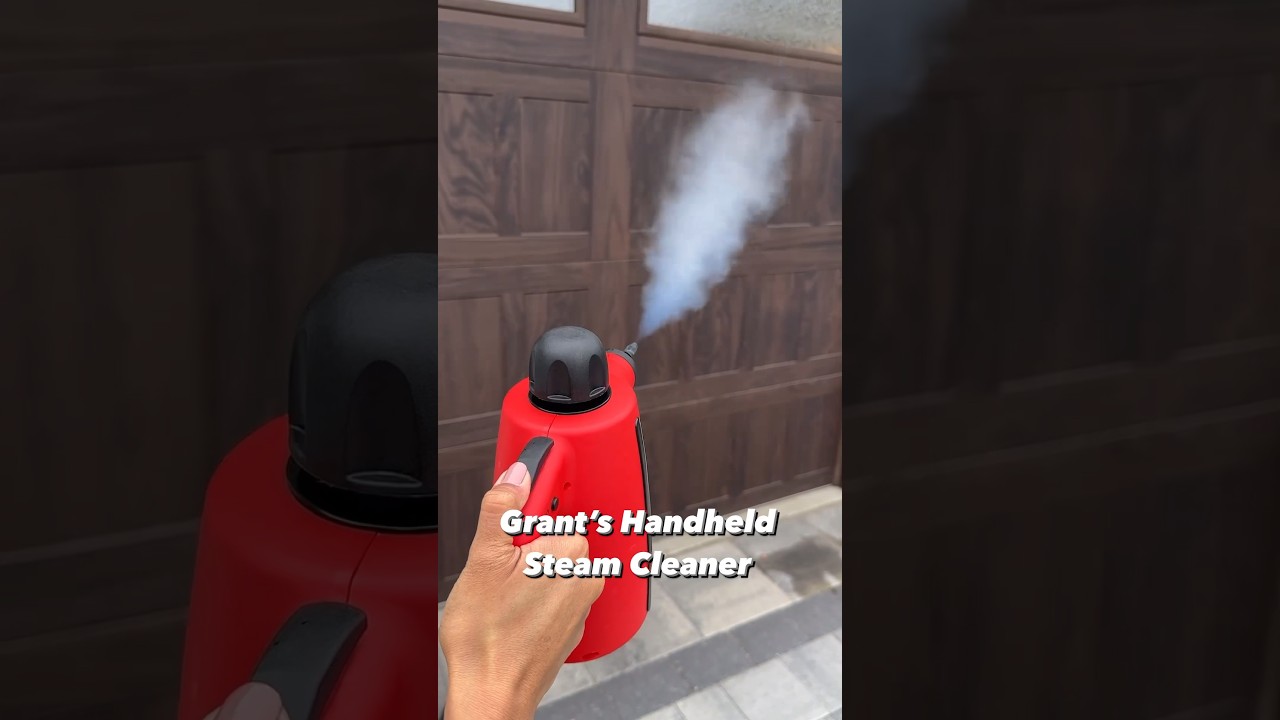 Less than $40 for this Grant&rsquo;s Handheld Steam Cleaner from #HarborFreight!