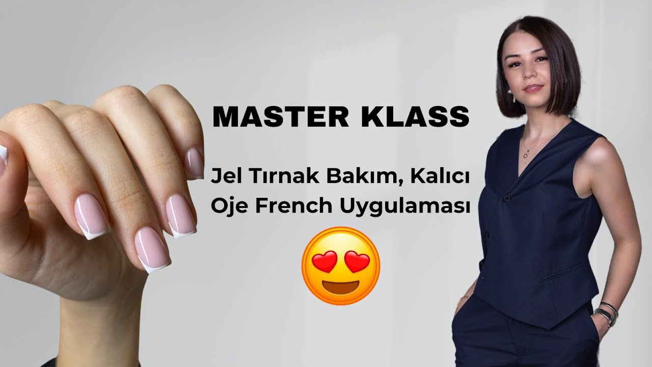 Jel Tırnak Bakım, Kalıcı Oje French Uygulaması