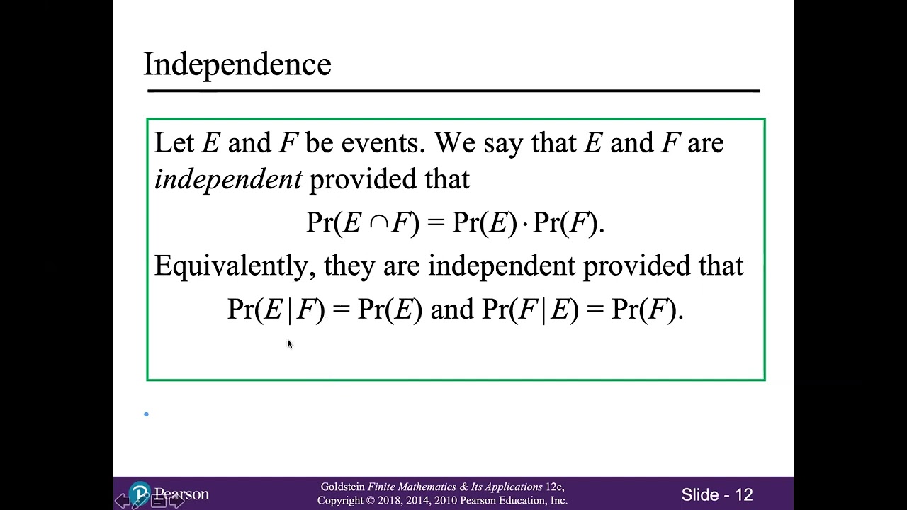 6.4 Conditional Probability and Independence