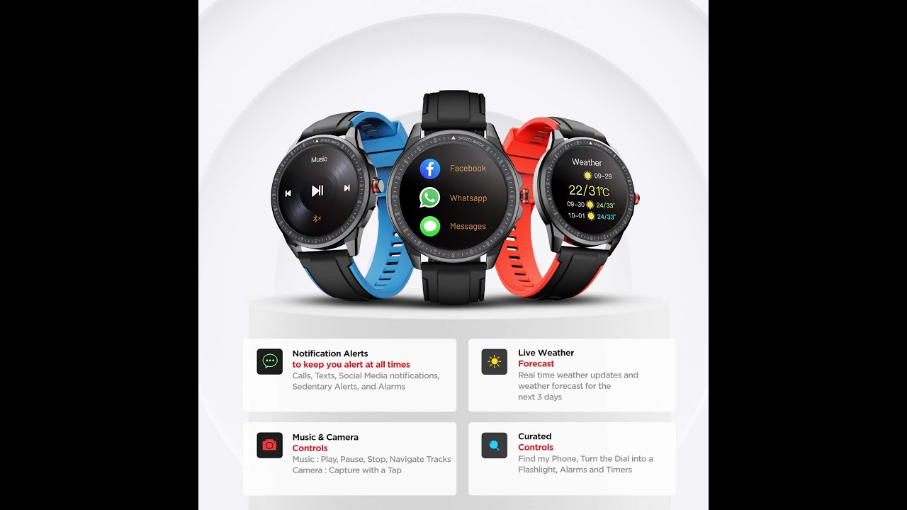 boAt Flash Edition Smart Watch with Activity Tracker, Multiple Sports Modes