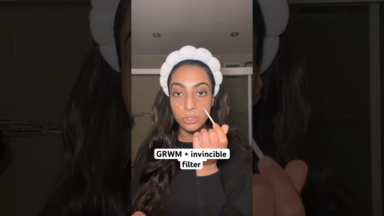 GRWM + invincible filter #eczemascars